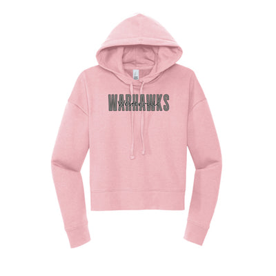 Women's Westerville Central Warhawks Spirit Script Graphic Crop Hoodie
