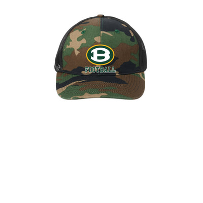 Adult Unisex Classic Brooke Football Logo Snapback Trucker Hat