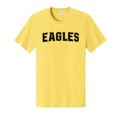 Adult Unisex New Albany Flag Football Electric Eagles Black Graphic Short Sleeve Tee