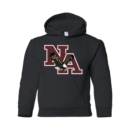 Youth Classic Logo Graphic Hoodie - New Albany Eagles