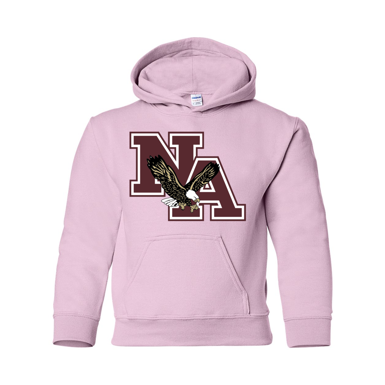 Youth Classic Logo Graphic Hoodie - New Albany Eagles