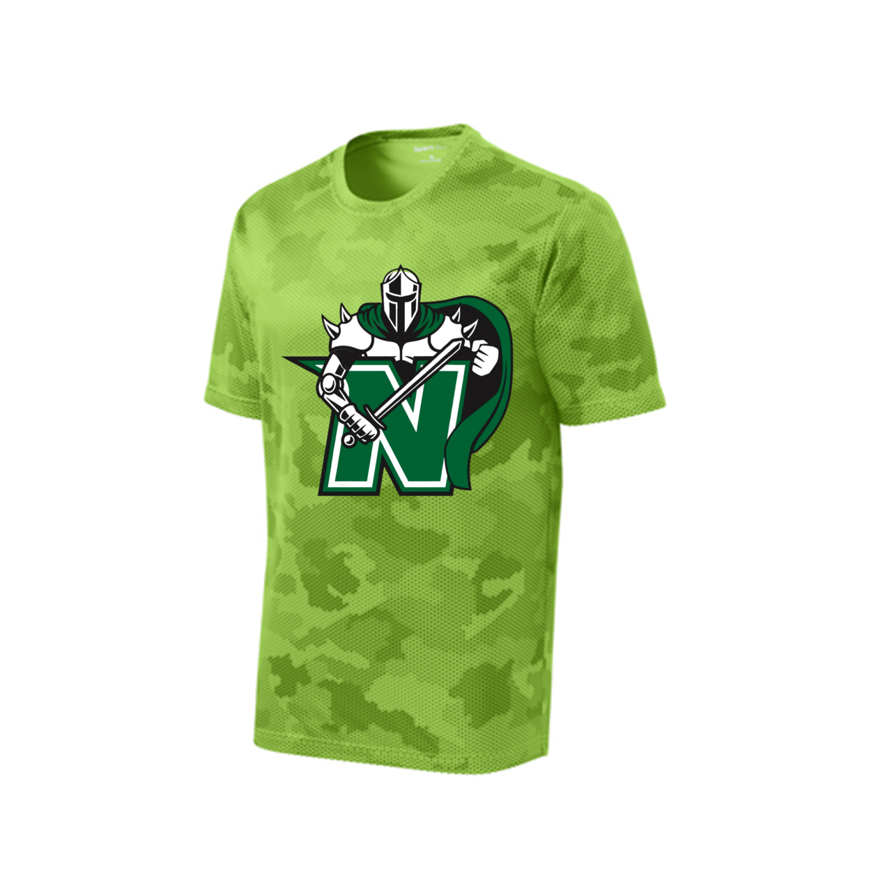 Men's Camo Logo Competitor Performance Short Sleeve Graphic Tee - Nordonia Knights