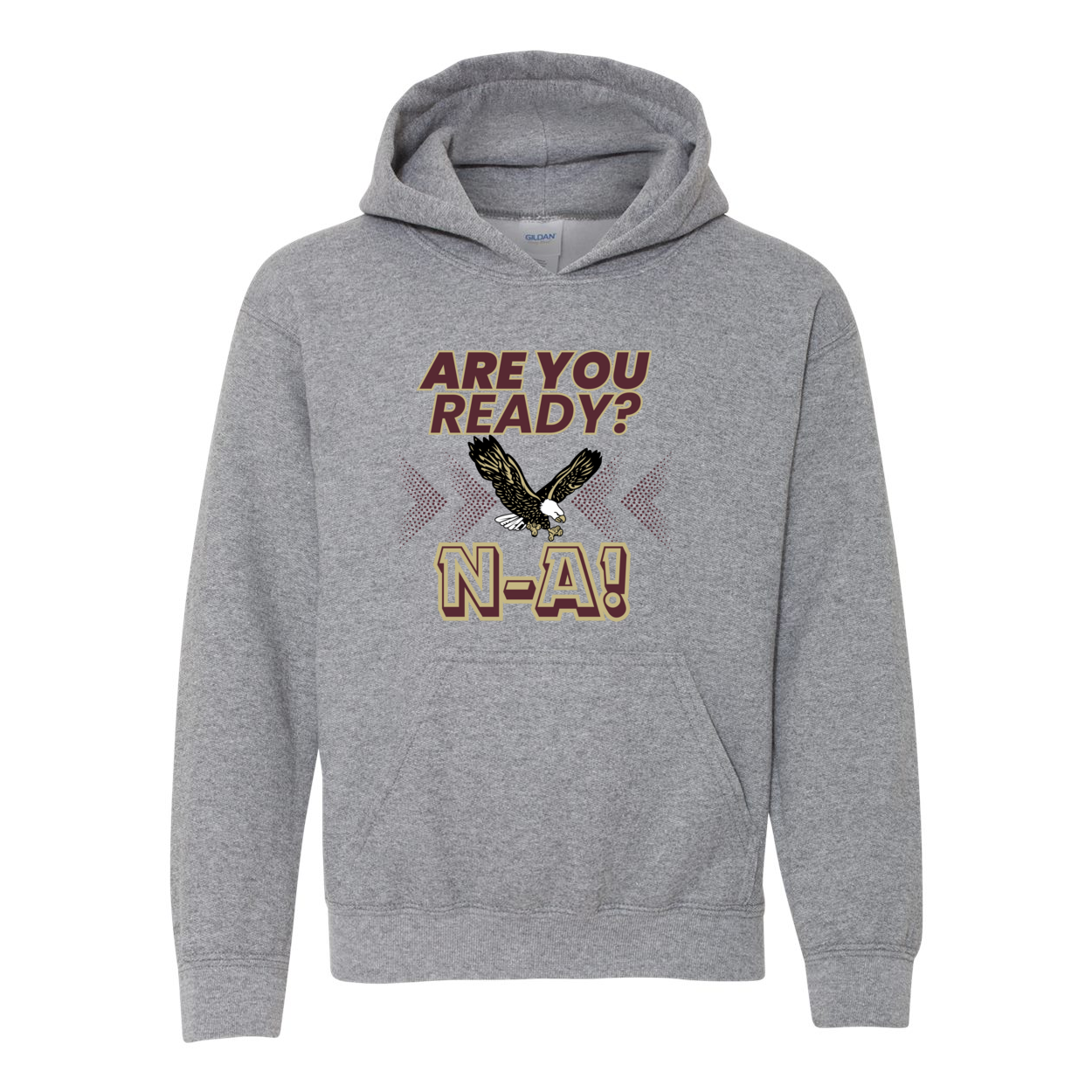 Youth Ready NA Eagle Graphic Hoodie - New Albany Eagles