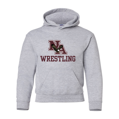 Youth Wrestling Classic Logo Graphic Hoodie - New Albany Eagles