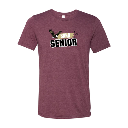 Adult Unisex Super Soft Band Senior Short Sleeve Graphic Tee - New Albany Eagles