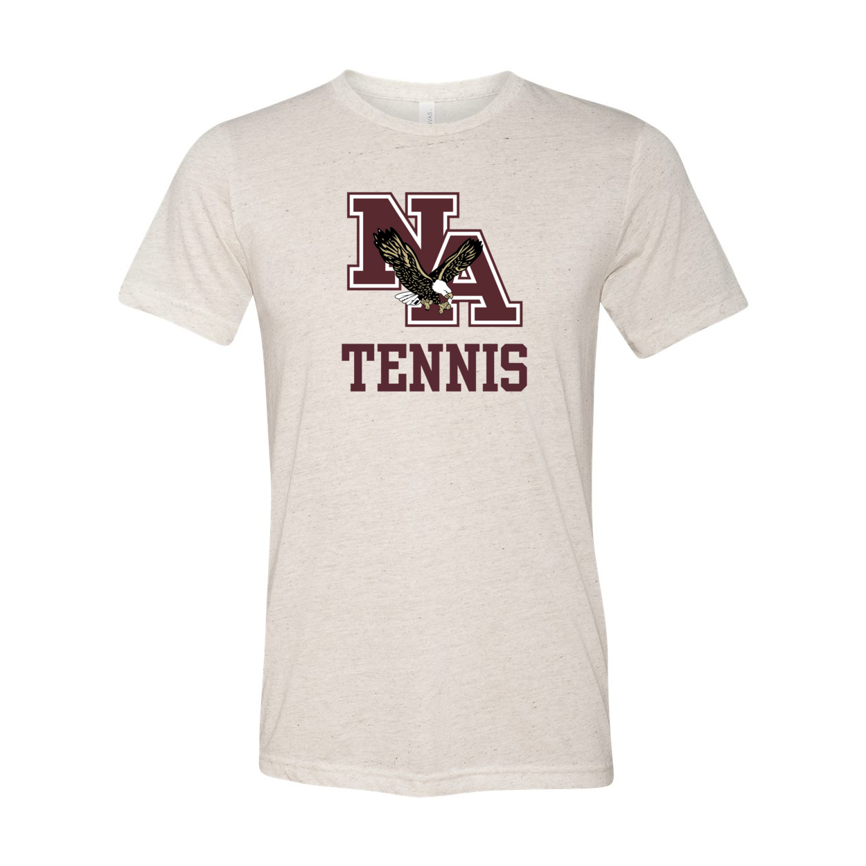 Adult Unisex Super Soft Tennis Classic Logo Short Sleeve Graphic Tee - New Albany Eagles