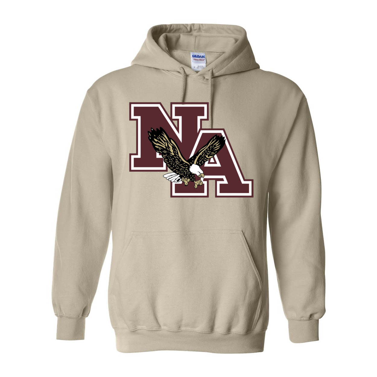 Adult Unisex Classic Logo Graphic Hoodie - New Albany Eagles