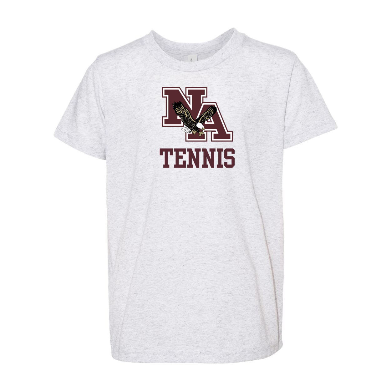 Youth Super Soft Tennis Classic Logo Short Sleeve Graphic Tee - New Albany Eagles