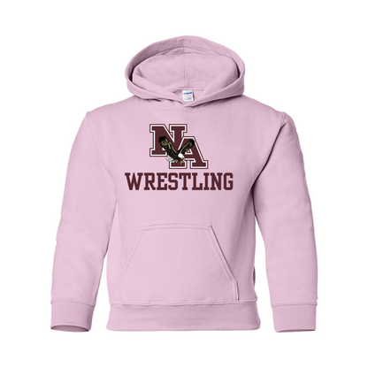 Youth Wrestling Classic Logo Graphic Hoodie - New Albany Eagles