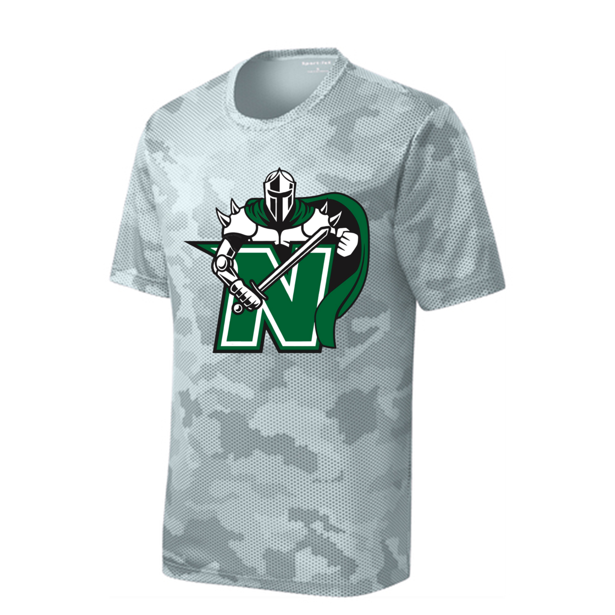 Youth Camo Logo Competitor Performance Short Sleeve Graphic Tee - Nordonia Knights