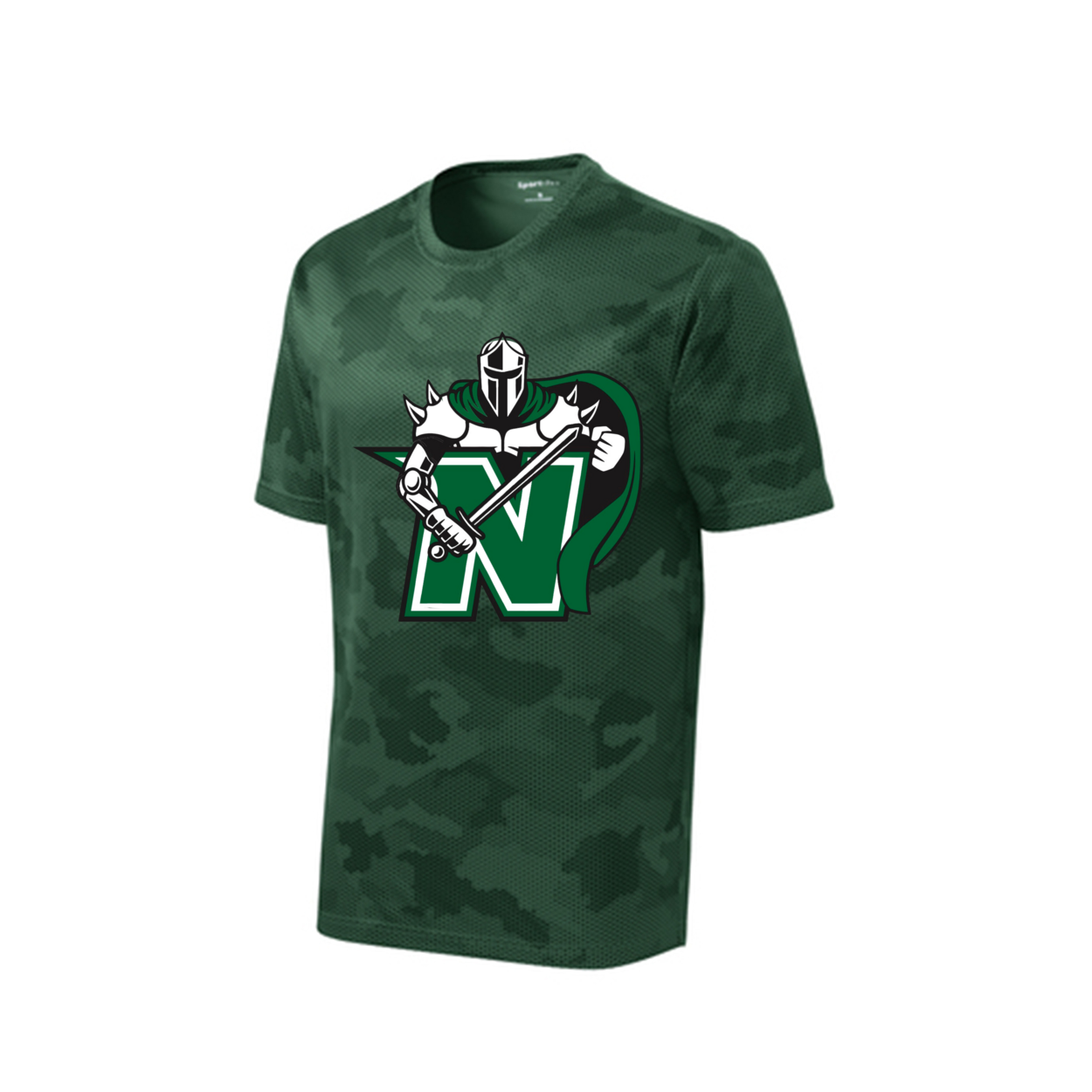 Men's Camo Logo Competitor Performance Short Sleeve Graphic Tee - Nordonia Knights