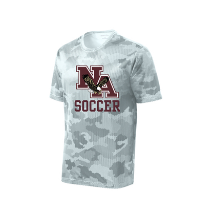 Men's Camo Soccer Competitor Performance Short Sleeve Graphic Tee - New Albany Eagles